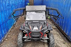 Polycarbonat Cabin for Polaris RZR XP 1000 / Turbo 2019-2021 including: Roof + Modular Glass Windshield + Wiper + Washer accessory + Doors (dismountable) + rear pannel