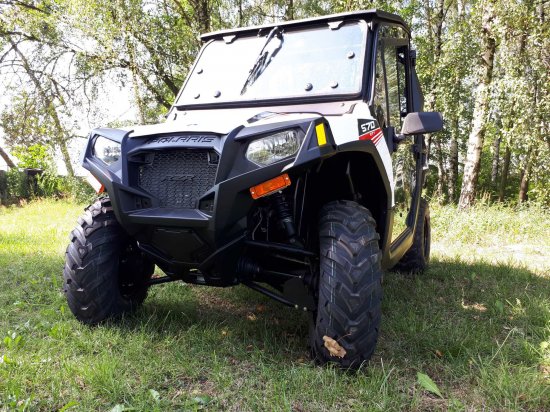 Polycarbonat Full Cabin for Polaris RZR570 including: Roof + Glass Windshield + Wiper + Washer accessory + Doors (dismountable) + rear pannel + heating system