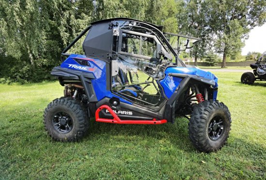 Half-cabin for Polaris RZR Trail S including: Roof + Glass Windshield + Wiper + Washer accessory + rear pannel